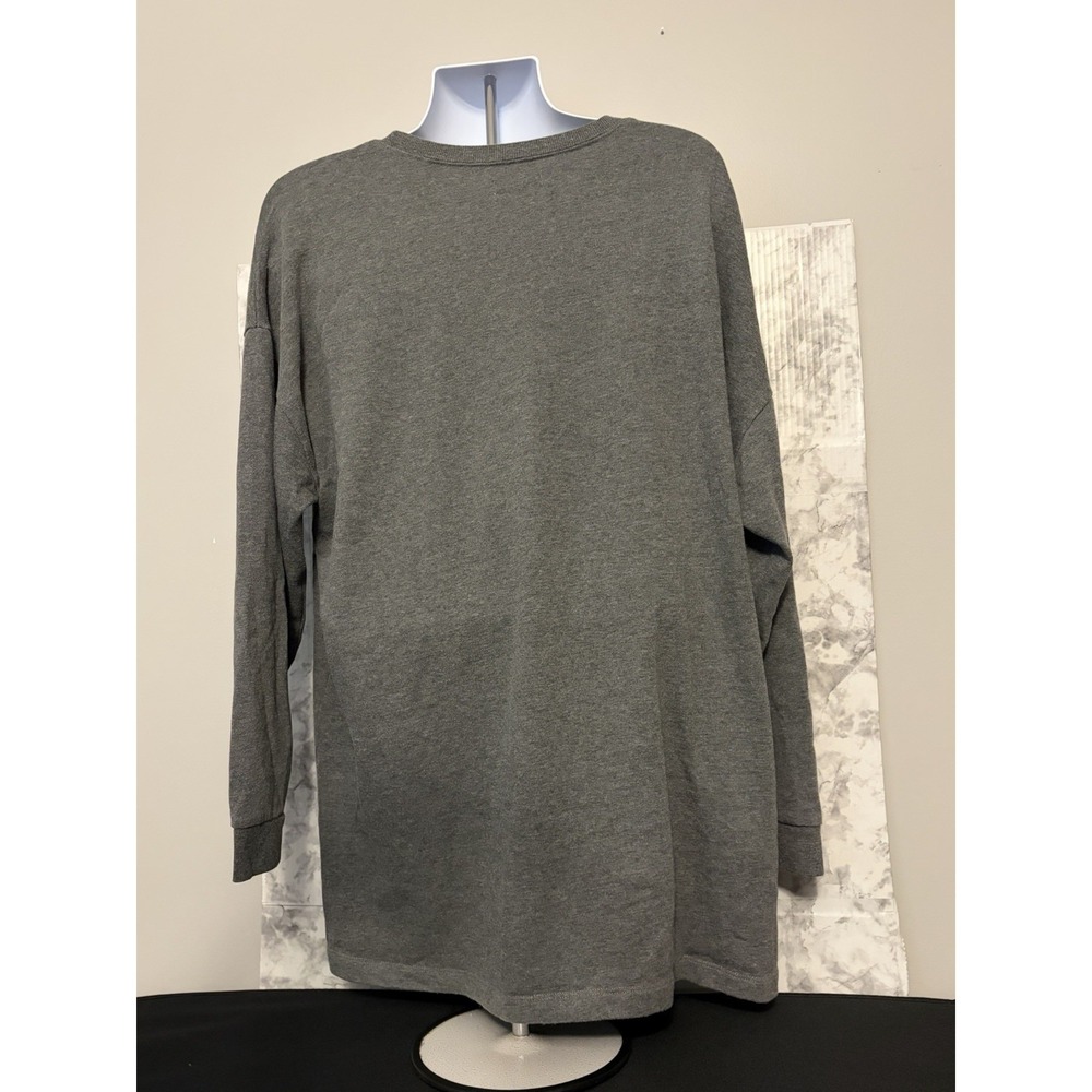 Grayson Threads Boo Crew Long Sleeve Graphic Sweatshirt Dress XXL Gray Halloween - Picture 3 of 7